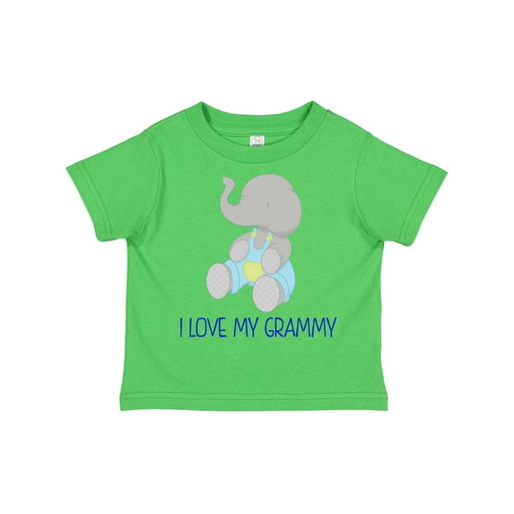 Inktastic I Love My Grammy Elephant Boys or Girls Toddler T-Shirt