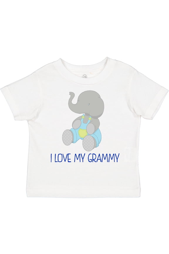 I Love My Grammy Elephant Boys or Girls Toddler T-Shirt