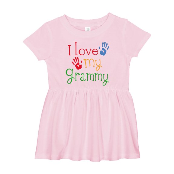 Inktastic I Love My Grammy Girls Baby Dress