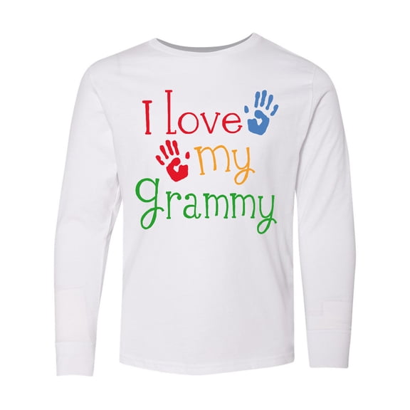 Inktastic I Love My Grammy Long Sleeve Youth T-Shirt