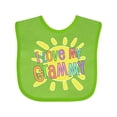 thumbnail image 1 of Inktastic I Love My Grammy- Sun and Rainbow Letters Boys or Girls Baby Bib, 1 of 4