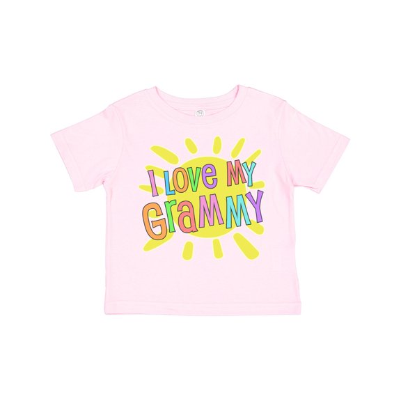 Inktastic I Love My Grammy- Sun and Rainbow Letters Boys or Girls Toddler T-Shirt