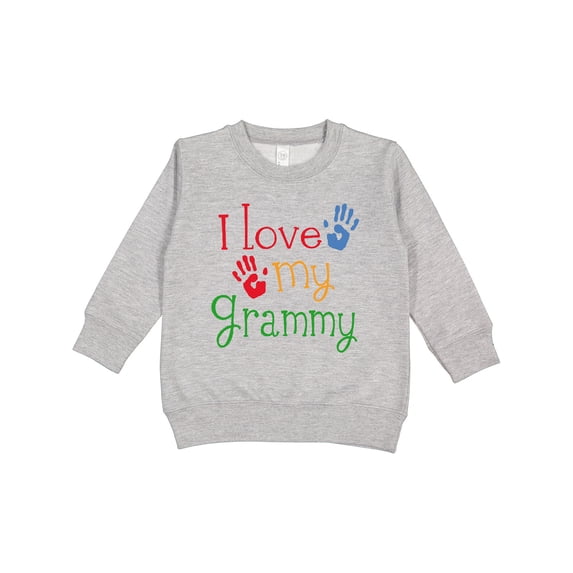Inktastic I Love My Grammy Toddler Sweatshirt