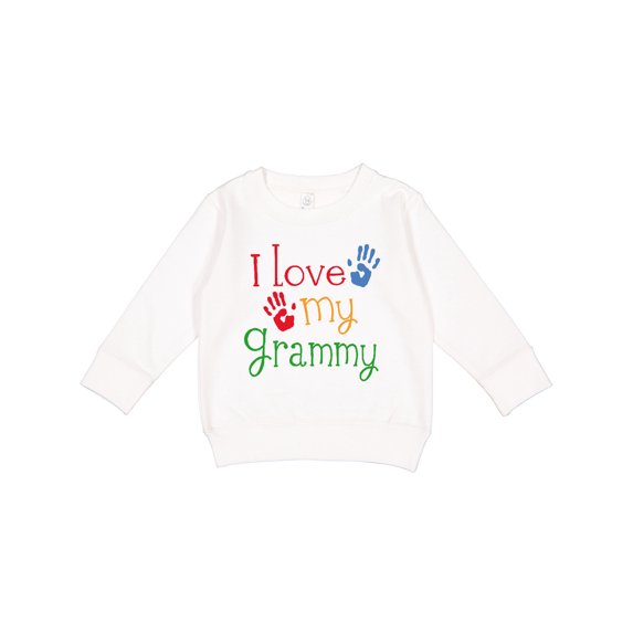 Inktastic I Love My Grammy Toddler Sweatshirt