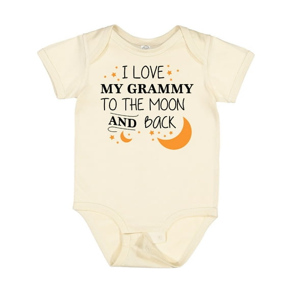Inktastic I Love My Grammy to the Moon and Back Boys or Girls Baby Bodysuit