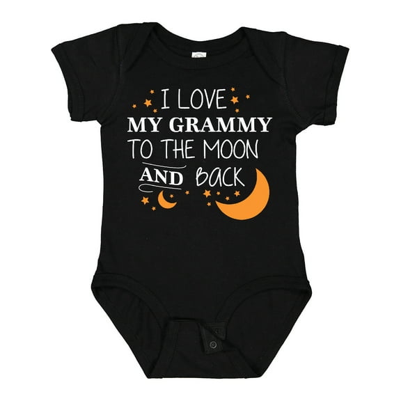Inktastic I Love My Grammy to the Moon and Back Boys or Girls Baby Bodysuit