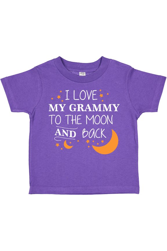 I Love My Grammy to the Moon and Back Boys or Girls Toddler T-Shirt