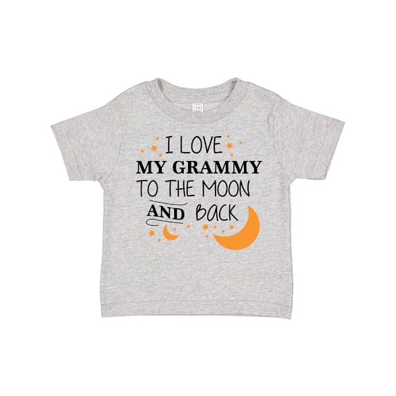 Inktastic I Love My Grammy to the Moon and Back Boys or Girls Toddler T-Shirt
