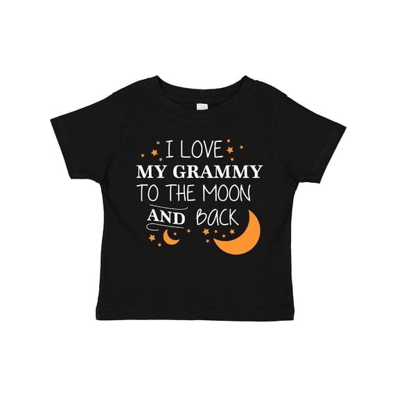 Inktastic I Love My Grammy to the Moon and Back Boys or Girls Toddler T-Shirt