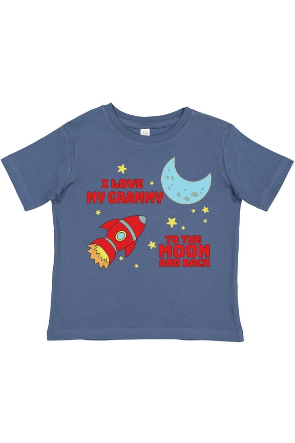 I Love My Grammy to the Moon and Back Boys or Girls Toddler T-Shirt