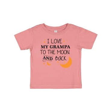 Inktastic I Love My Grampa To The Moon and Back Boys or Girls Baby T-Shirt