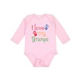 thumbnail image 1 of Inktastic I Love My Gramps Cute Grandkids Boys or Girls Long Sleeve Baby Bodysuit, 1 of 5