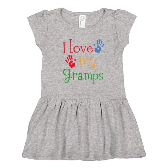 Inktastic I Love My Gramps Cute Grandkids Girls Toddler Dress