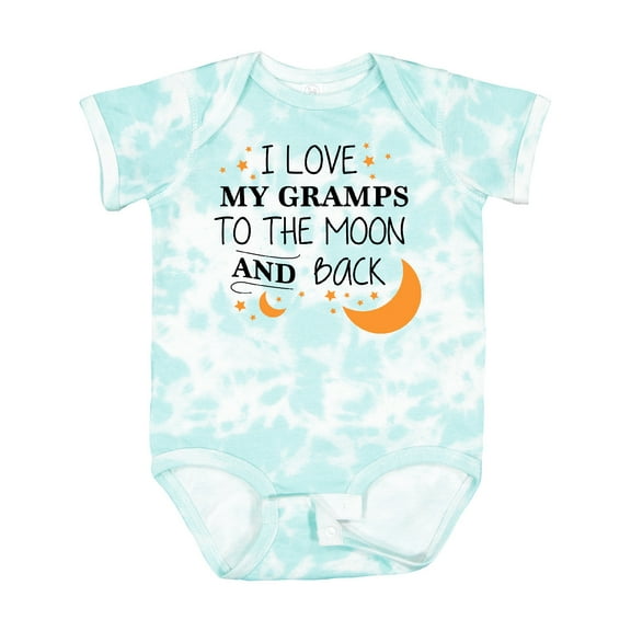 Inktastic I Love My Gramps to the Moon and Back Boys or Girls Baby Bodysuit