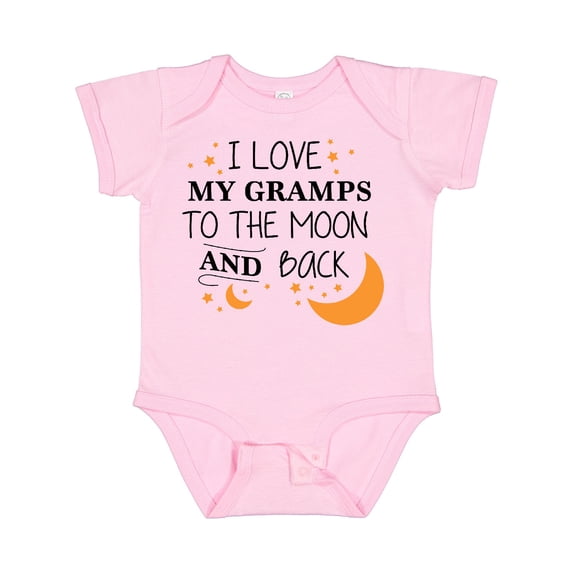 Inktastic I Love My Gramps to the Moon and Back Boys or Girls Baby Bodysuit