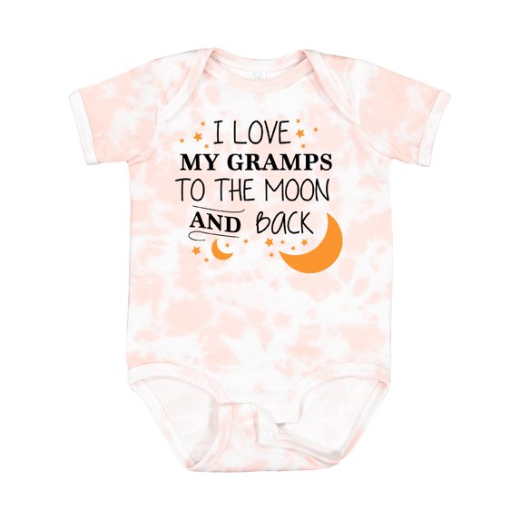 Inktastic I Love My Gramps to the Moon and Back Boys or Girls Baby Bodysuit