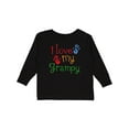 thumbnail image 1 of Inktastic I Love My Grampy Grandchild Boys or Girls Long Sleeve Toddler T-Shirt, 1 of 5