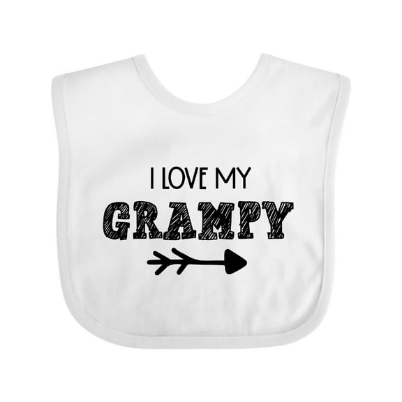 Inktastic I Love My Grampy with Arrow Boys or Girls Baby Bib