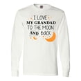 thumbnail image 1 of Inktastic I Love My Grandad To The Moon and Back Long Sleeve T-Shirt, 1 of 5