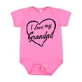 thumbnail image 1 of Inktastic I Love My Grandad in Black Chalk Heart Boys or Girls Baby Bodysuit, 1 of 5