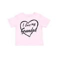 thumbnail image 1 of Inktastic I Love My Grandad in Black Chalk Heart Boys or Girls Toddler T-Shirt, 1 of 5