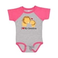 thumbnail image 1 of Inktastic I Love My Grandma Boys or Girls Baby Bodysuit, 1 of 5