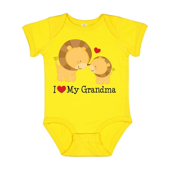 Inktastic I Love My Grandma Boys or Girls Baby Bodysuit