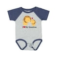 thumbnail image 1 of Inktastic I Love My Grandma Boys or Girls Baby Bodysuit, 1 of 5