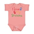 thumbnail image 1 of Inktastic I Love My Grandma Boys or Girls Baby Bodysuit, 1 of 5