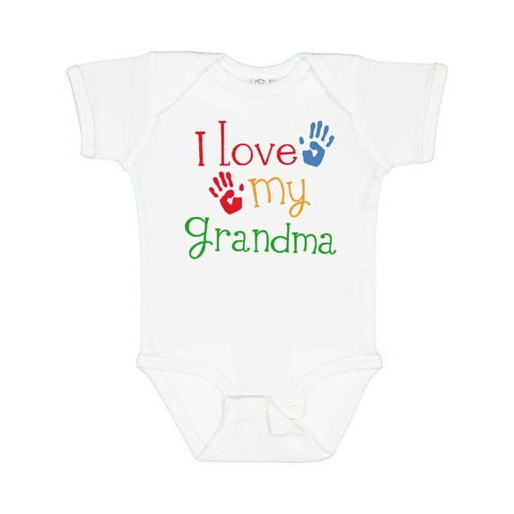 Inktastic I Love My Grandma Boys or Girls Baby Bodysuit