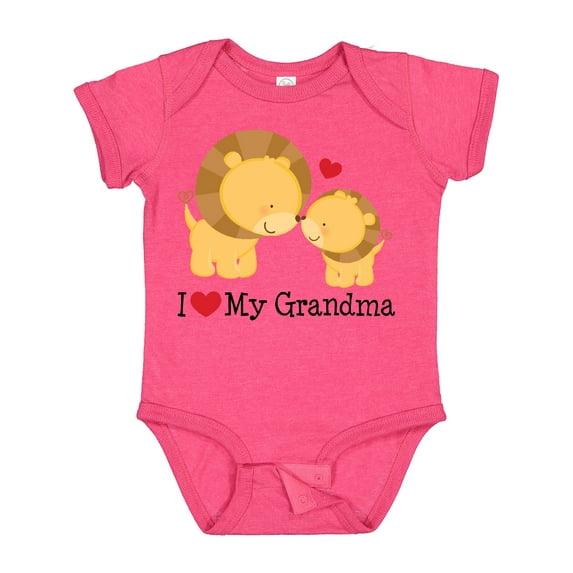 Inktastic I Love My Grandma Boys or Girls Baby Bodysuit