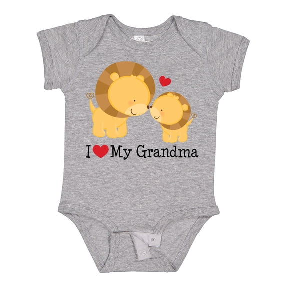 Inktastic I Love My Grandma Boys or Girls Baby Bodysuit
