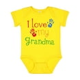 thumbnail image 1 of Inktastic I Love My Grandma Boys or Girls Baby Bodysuit, 1 of 5