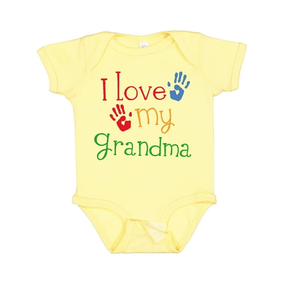 Inktastic I Love My Grandma Boys or Girls Baby Bodysuit