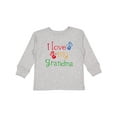 thumbnail image 1 of Inktastic I Love My Grandma Boys or Girls Long Sleeve Toddler T-Shirt, 1 of 5