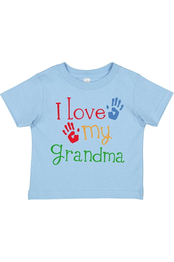 I Love My Grandma Boys or Girls Toddler T-Shirt