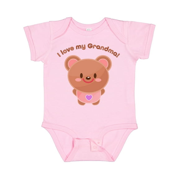 Inktastic I Love My Grandma- Cute Baby Bear Boys or Girls Baby Bodysuit