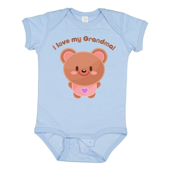 Inktastic I Love My Grandma- Cute Baby Bear Boys or Girls Baby Bodysuit