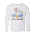 thumbnail image 1 of Inktastic I Love My Grandma Elephant Family Long Sleeve Youth T-Shirt, 1 of 5