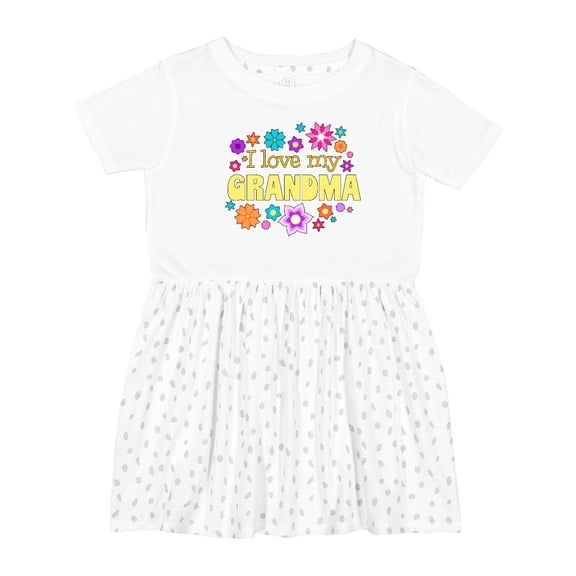 Inktastic I Love My Grandma Girls Toddler Dress