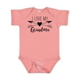 thumbnail image 1 of Inktastic I Love My Grandma Heart and Arrows Boys or Girls Baby Bodysuit, 1 of 5