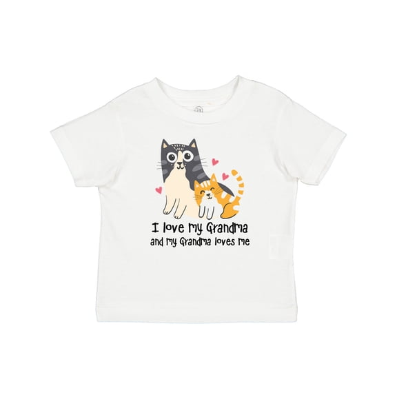 Inktastic I Love My Grandma Loves Me Cat Boys or Girls Baby T-Shirt