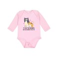 thumbnail image 1 of Inktastic I Love My Grandma Loves Me Cat Boys or Girls Long Sleeve Baby Bodysuit, 1 of 5