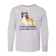 thumbnail image 1 of Inktastic I Love My Grandma Loves Me Cat Long Sleeve Youth T-Shirt, 1 of 5