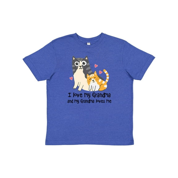 Inktastic I Love My Grandma Loves Me Cat Youth T-Shirt