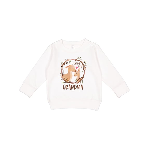 Inktastic I Love My Grandma Toddler Sweatshirt