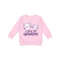 thumbnail image 1 of Inktastic I Love My Grandma Toddler Sweatshirt, 1 of 4