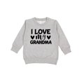 thumbnail image 1 of Inktastic I Love My Grandma Toddler Sweatshirt, 1 of 4
