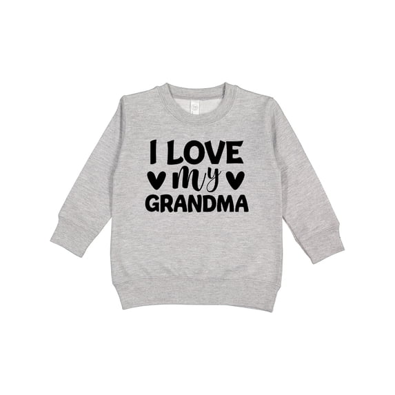 Inktastic I Love My Grandma Toddler Sweatshirt