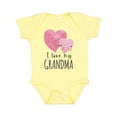 thumbnail image 1 of Inktastic I Love My Grandma Two Hugging Hearts Boys or Girls Baby Bodysuit, 1 of 5